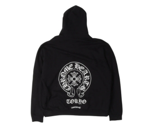 Buy Chrome Hearts Tokyo Zip Up Hoodie Black at Sasom – Authentic and Ready to Ship