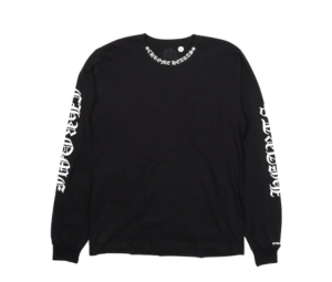 Chrome Hearts V89 Dagger Long Sleeve T-Shirt Navy Yellow