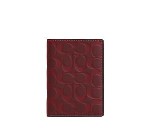 Buy Coach Passport Case Calfskin Wallets Passport Holders Mini Unisex Bronze & Burgundy Multicolor at Sasom – Authentic and Ready to Ship