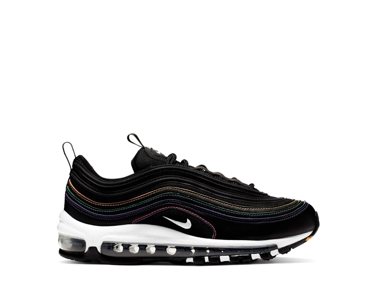 nike footwear nike air max 97 black multi stitch