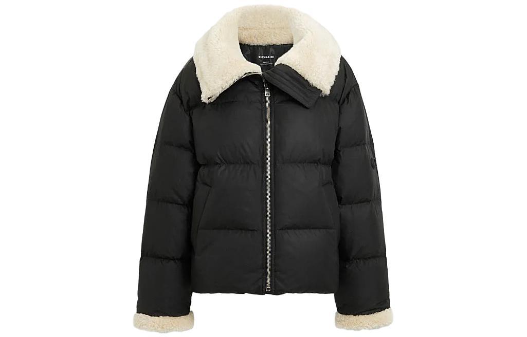 SASOM apparel Coach FW23 Down Jacket Women's Black Check the