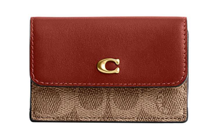 Ladies Wallet Coach Signature Trifold Wallet Coach Women's Small
