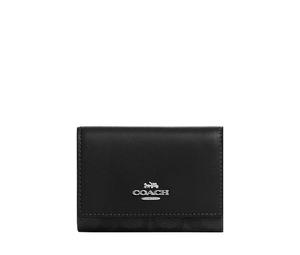 Buy Coach Micro Canvas With Leather Canvas Bag Coin Purse Wallet Regular Unisex Black at Sasom – Authentic and Ready to Ship