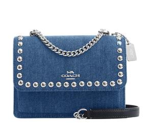 Buy Coach Klare Denim Leather Small Square Bag Shoulder Bag Crossbody Bag Mini Women's Denim Blue at Sasom – Authentic and Ready to Ship