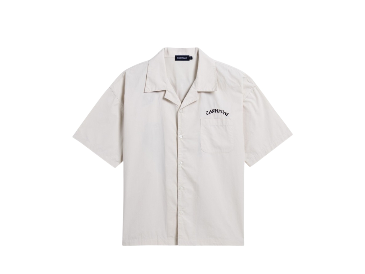 Espoir Peach & Beige Carnival Ladies’ Button Shirt
