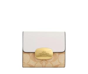 Buy Coach Eliza Coated Canvas Wallet Mini Women's Light Khaki at Sasom – Authentic and Ready to Ship