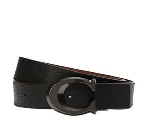 Buy Coach Cow Leather Belts Men's Dark Brown Width 3.8CM at Sasom – Authentic and Ready to Ship