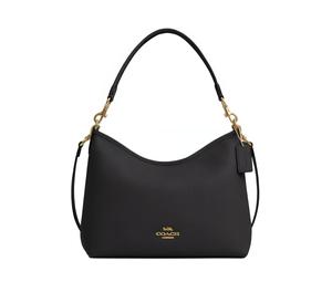 Buy Coach Pebbled Leather Portable Crossbody Bag Shoulder Bag Large Size Women's Gold & Black at Sasom – Authentic and Ready to Ship