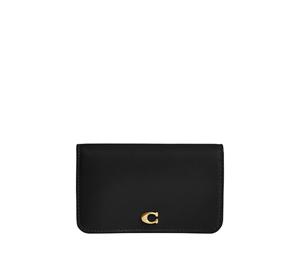 Buy Coach Card Case Calfskin Card Holder Mini Women's Black at Sasom – Authentic and Ready to Ship
