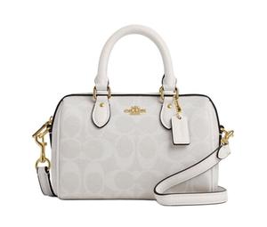 Buy Coach Rowan PVC Artificial Leather Shoulder Bag Crossbody Bag Handbag Small Size Women's White at Sasom – Authentic and Ready to Ship