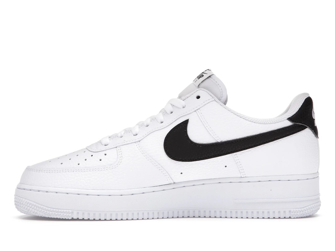 Nike Nike Air Force 1 Low 07 White Black Pebbled Leather - view 3