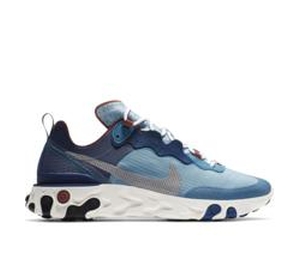 Coastal Blue Nike React 55 Blue Nike React Element 55 Enigma Stone