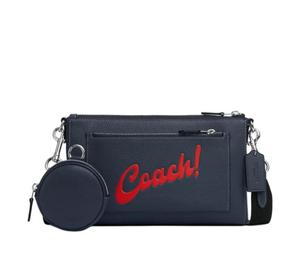 Buy Coach Holden Refined Pebbled Leather With Smooth Calfskin Shoulder Bag Crossbody Bag Medium Size Men's Denim Blue at Sasom – Authentic and Ready to Ship