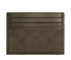Buy Coach Card Case Canvas With Calfskin Card Holder Mini Unisex Army Green at Sasom – Authentic and Ready to Ship