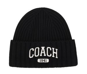 Buy Coach Sheep Wool Beanies Unisex Black at Sasom – Authentic and Ready to Ship