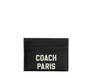 Buy Coach Card Case Leather Card Holder Mini Men's Black at Sasom – Authentic and Ready to Ship