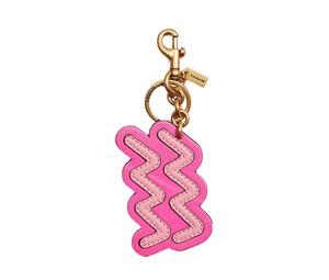 Buy Coach Bag Charm Coated Canvas Key Ring Bag Accessories Unisex Pink at Sasom – Authentic and Ready to Ship