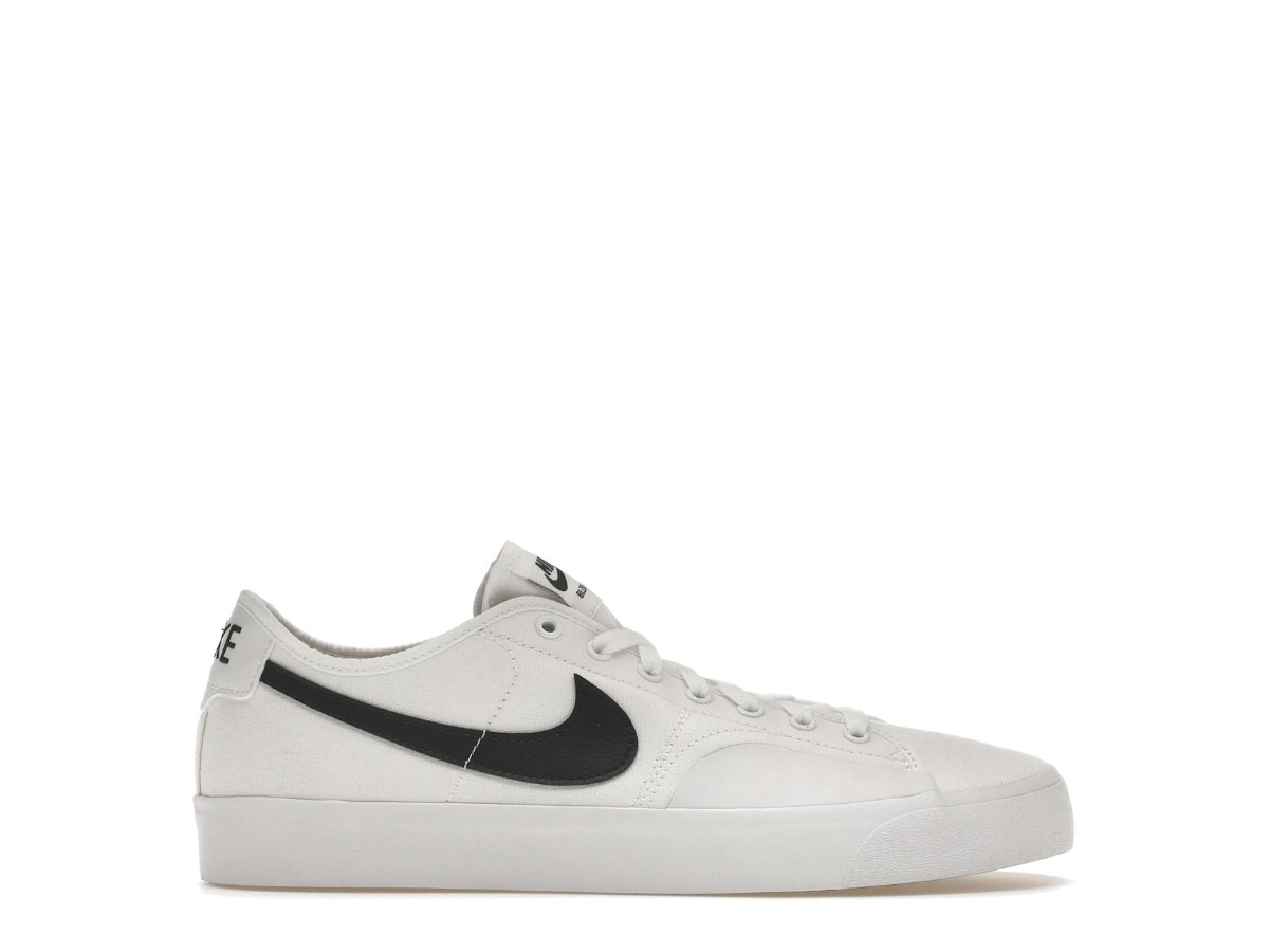 nike sb blazer court white black