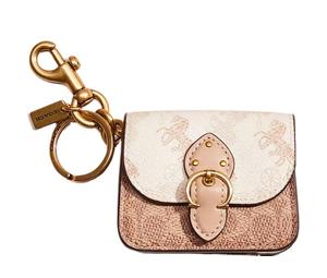 Buy Coach Bag Charm Canvas Bag Accessories Women's Khaki & White at Sasom – Authentic and Ready to Ship