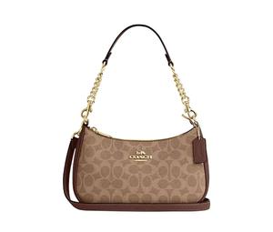 Buy Coach Teri Artificial Leather With Recycled Leather Shoulder Bag Crossbody Bag Handbag Medium Size Women's Khaki at Sasom – Authentic and Ready to Ship