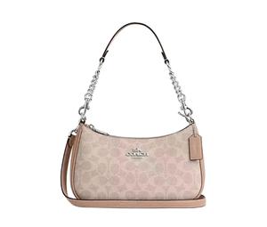 Buy Coach Teri Artificial Leather With Recycled Leather Shoulder Bag Crossbody Bag Handbag Medium Size Women's Pink at Sasom – Authentic and Ready to Ship