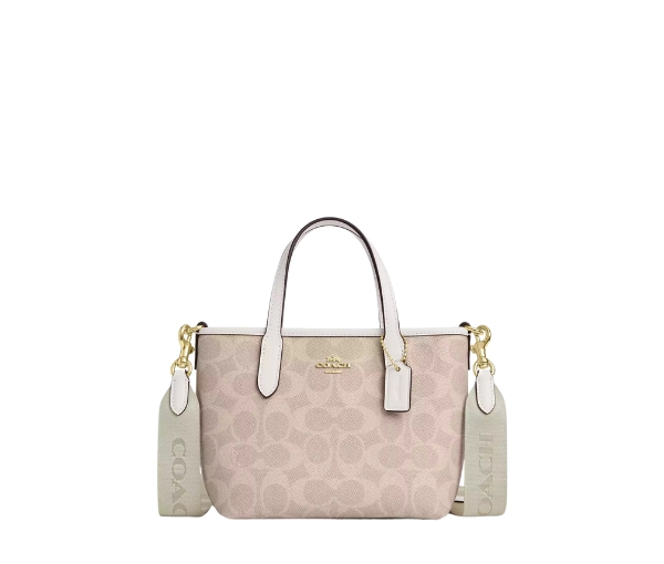 Buy Coach City Mini Tote Bag In Signature Canvas Gold Hardware With Sand Chalk at Sasom – Authentic and Ready to Ship