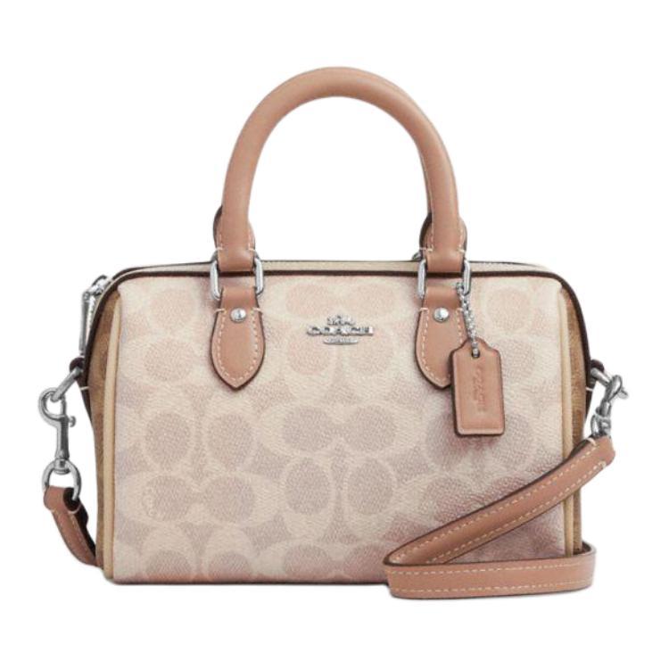 Leather Handbag Coach Mini Boston Bag Coach Mini Boston Bag