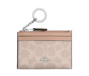 Buy Coach Mini Id Skinny Coated Canvas Card Holder Mini Women's Sand at Sasom – Authentic and Ready to Ship