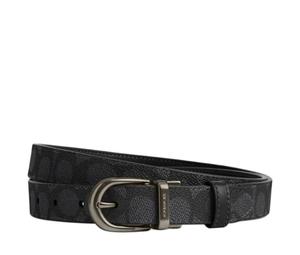 Buy Coach Coated Canvas Leather Belts Unisex Black 2.5CM at Sasom – Authentic and Ready to Ship