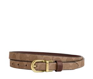 Buy Coach Calfskin Leather Belts Women's Brown Width 1.8cm at Sasom – Authentic and Ready to Ship