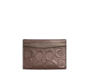Buy Coach Card Case Patent Leather Card Holder Mini Women's Dark Brown at Sasom – Authentic and Ready to Ship