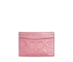Buy Coach Card Case Patent Leather Card Holder Mini Women's Pink at Sasom – Authentic and Ready to Ship