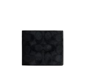 Buy Coach Coated Canvas Wallet Small Size Men's Black at Sasom – Authentic and Ready to Ship
