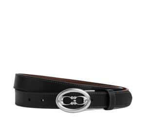 Buy Coach Calfskin Leather Belts Unisex Black Width 1CM at Sasom – Authentic and Ready to Ship