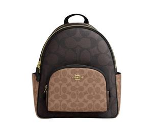 Buy Coach Court Artificial Leather Backpack Large Size Women's Walnut Stained Yellow at Sasom – Authentic and Ready to Ship
