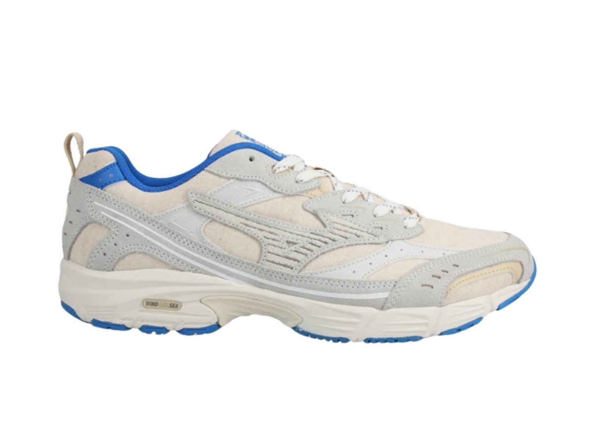 รองเท้า Mizuno x Wind And Sea MXR Beige Grey Blue | SASOM