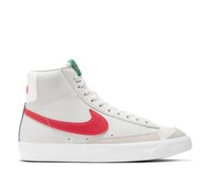Buy Nike Blazer Mid 77 Platinum Tint Bright Crimson (GS) at Sasom – Authentic and Ready to Ship