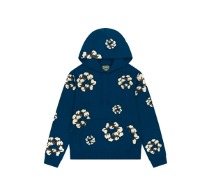 Buy Denim Tears Cactus Tears Wreath Hoodie Navy at Sasom – Authentic and Ready to Ship