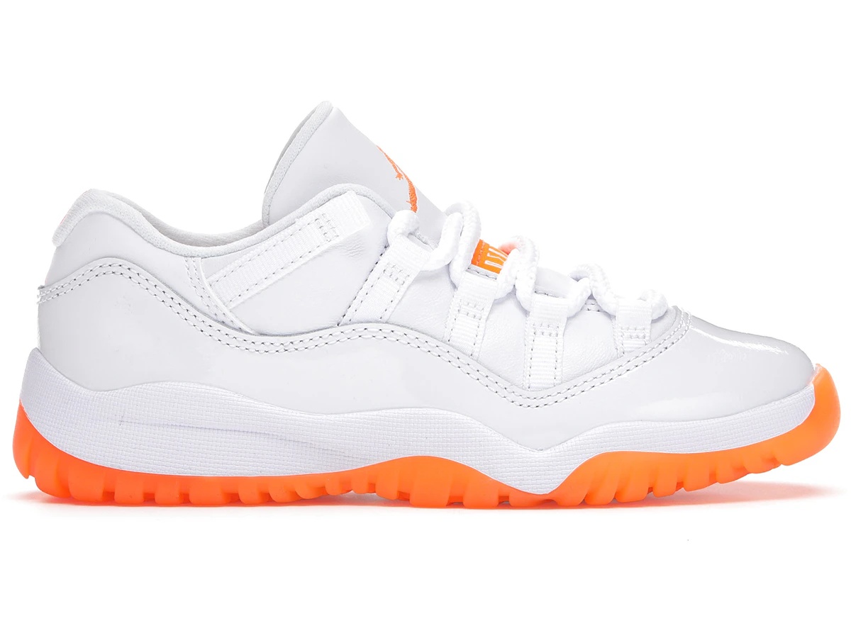 Citrus White And Orange Retro 11 RARE Nike Air Jordan Retro 11 XI