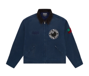 Buy Denim Tears x Stussy Never Renege Canvas Work Jacket at Sasom – Authentic and Ready to Ship
