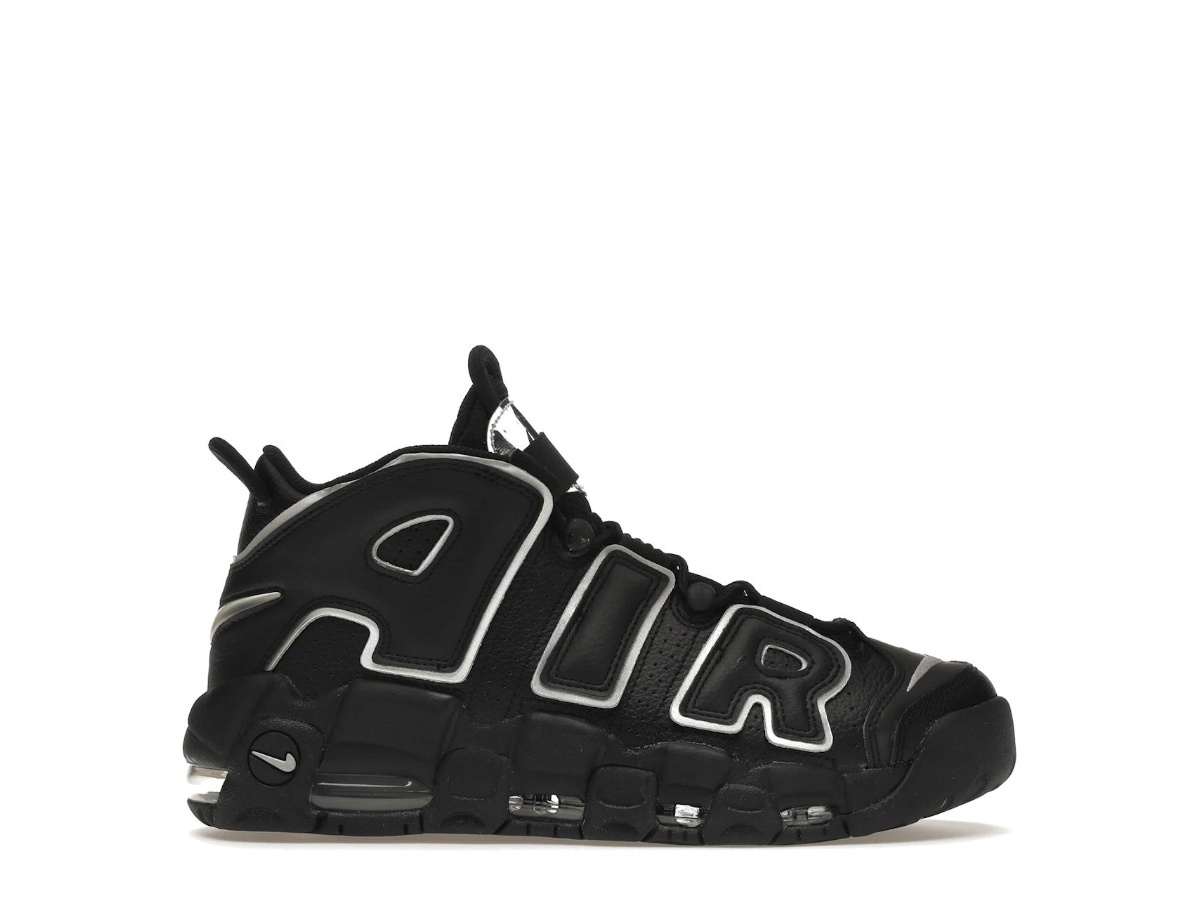 nike air more uptempo womens black