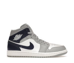Buy Jordan 1 Mid Wolf Grey Midnight Navy at Sasom – Authentic and Ready to Ship