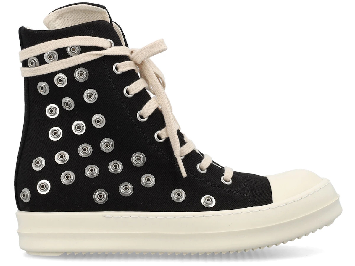 Rick Owens DRKSHDW Sneaks Button Allover Black White (Women's)