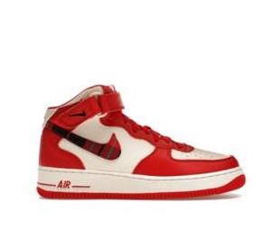 Buy Nike Air Force 1 Mid '07 LX Plaid Cream Red at Sasom – Authentic and Ready to Ship