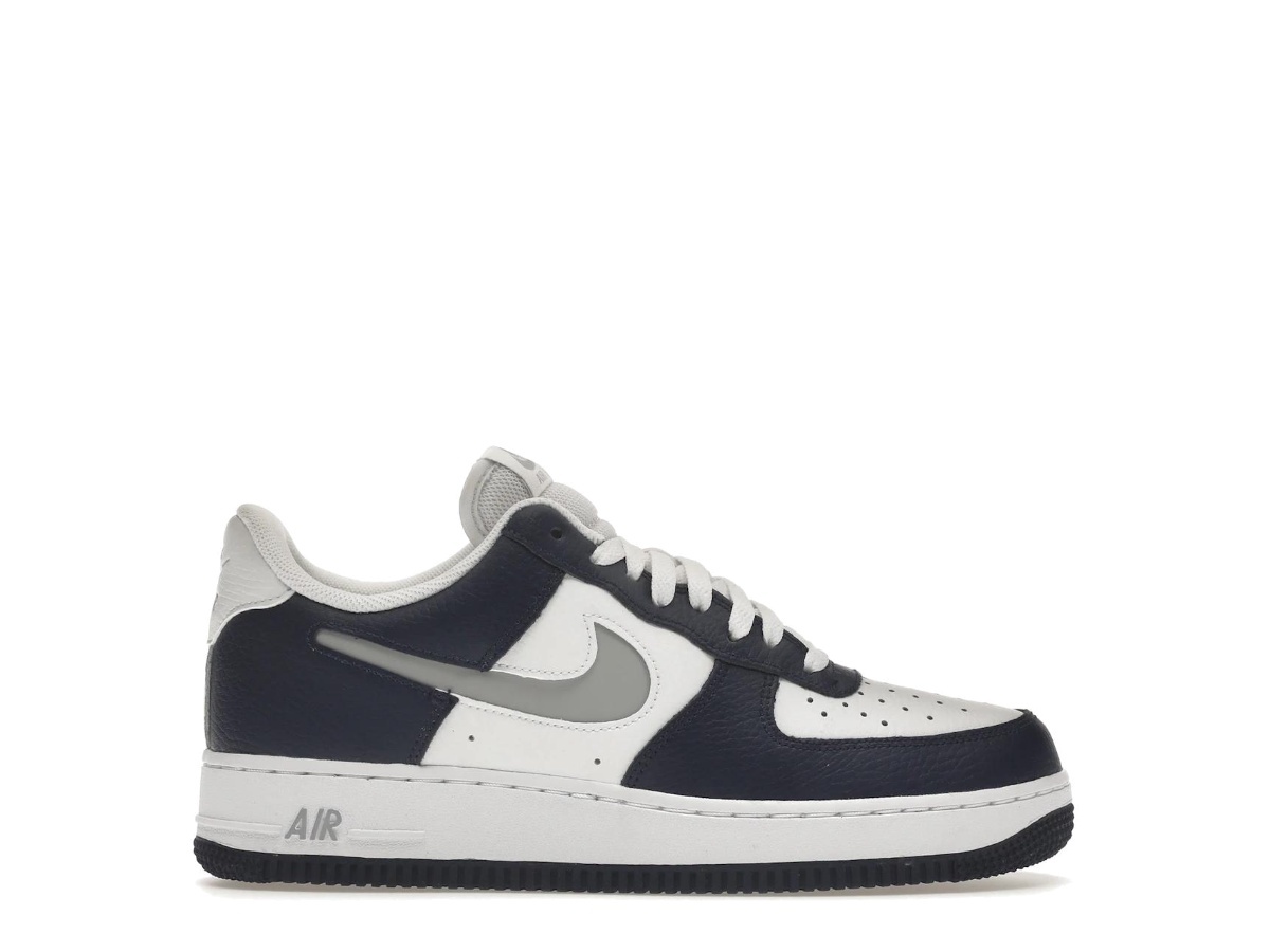 nike air force 1 low white navy