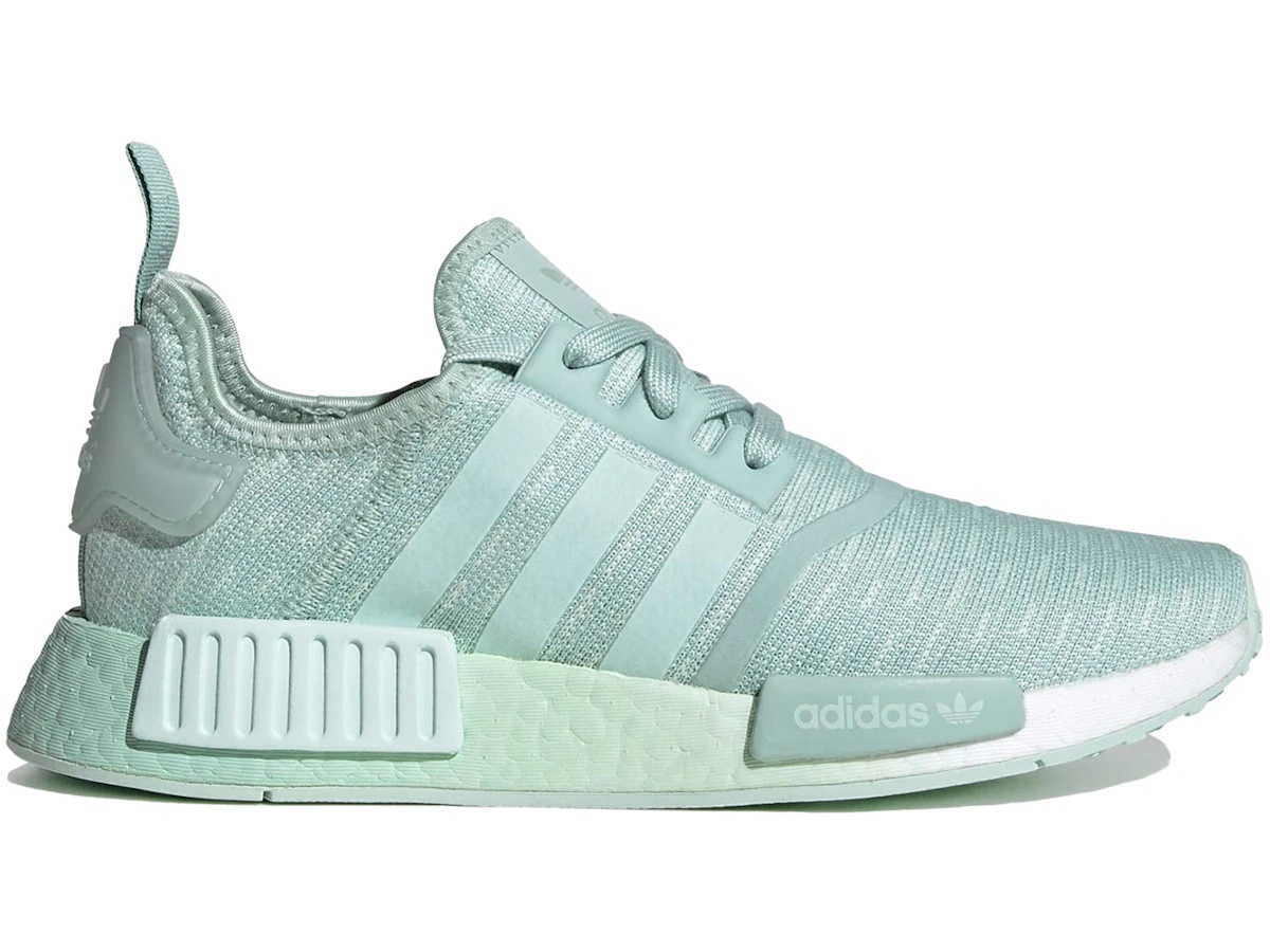 adidas gazelle silver green womens Shop White Mens adidas NMD R1 Lace Up Sneakers – Shoebacca main image 1