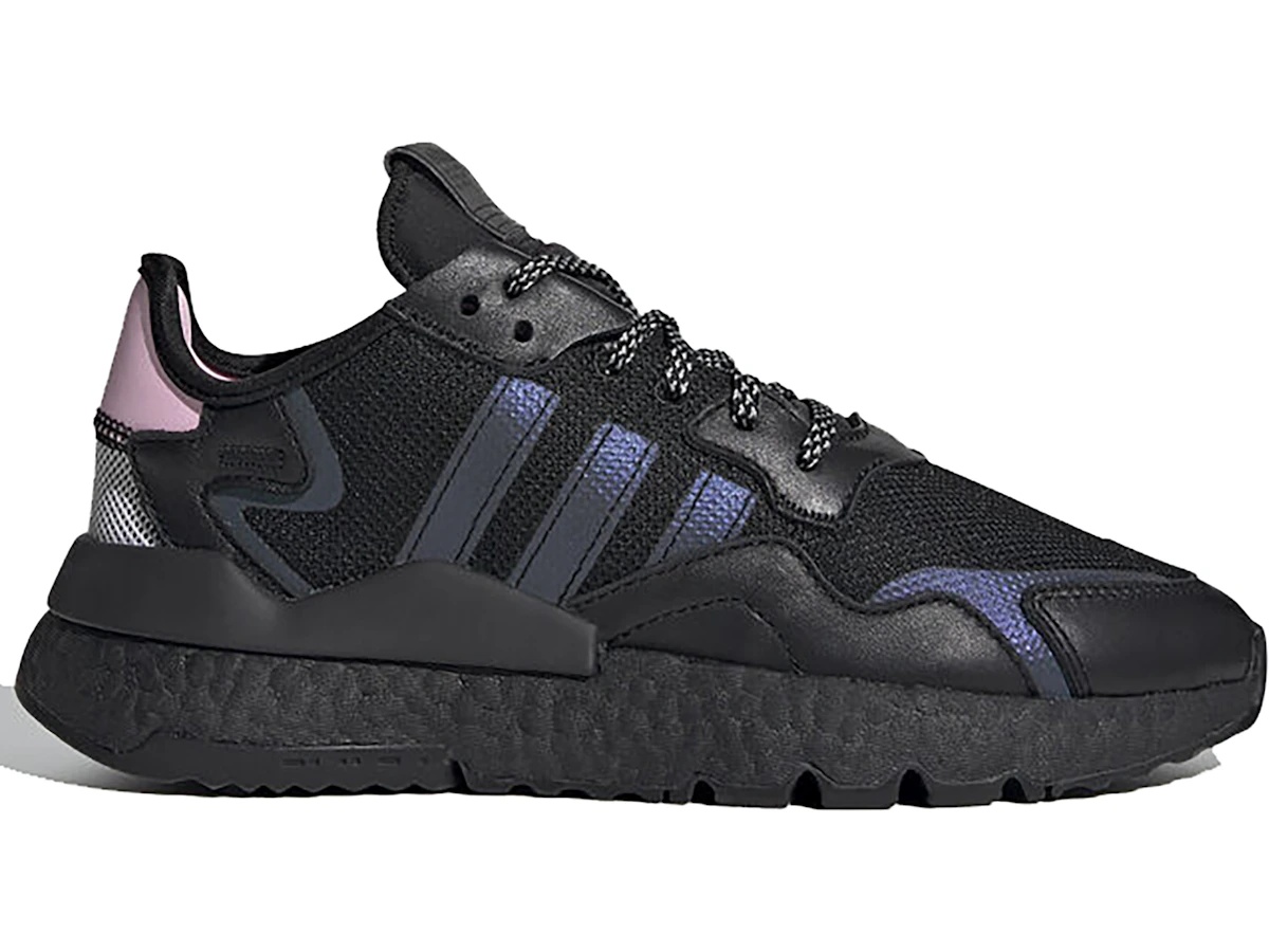 adidas Nite Jogger Core Black True Pink (Women's)