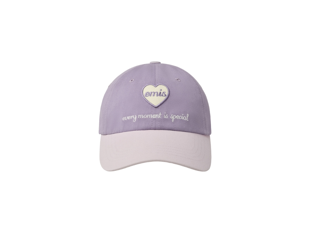 ◆EMIS◆ HEART WAPPEN TONE ON TONE BALL CAPRED m1037_1428658 Emis Heart Wappen Tone on Tone Ball Cap – Lumière Studio