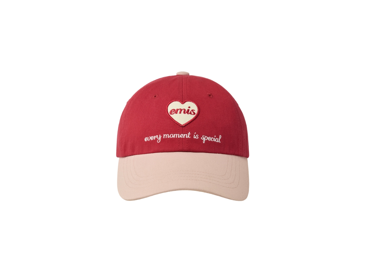 Buy Emis Heart Wappen Tone On Tone Ball Cap Red | SASOM