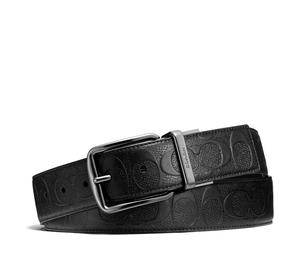 Buy Coach Wide Signature Reversible Leather Belt Black at Sasom – Authentic and Ready to Ship